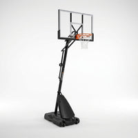 90061 Portable Basketball System, 52 Inch Shatterproof Backboard,Black — Studio Shot