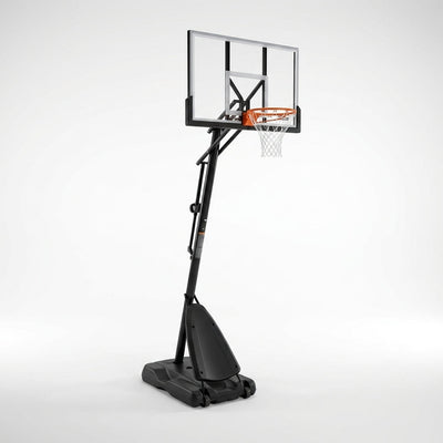 Portable Basketball System Built to Last, 52 Inch Shatterproof Backboard, Height Adjustable 7.5-10ft