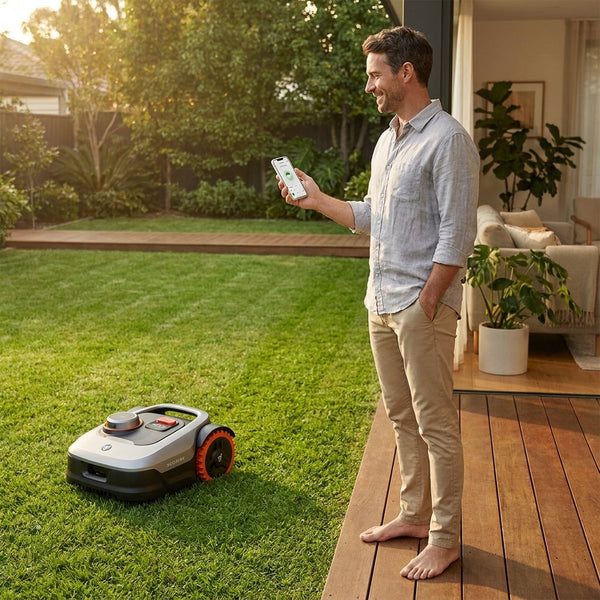 Robot Lawn Mower Built to Navigate Wirelessly, LiDAR Vision Tech, Half Acre Coverage, AI Obstacle Avoidance
